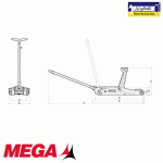 جک سوسماری 2 تن مگا