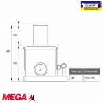 جک روغنی 100 تن مگا