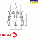 پولی کش دوشاخ-سه شاخ