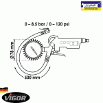 درجه باد کارگاهی ویگور