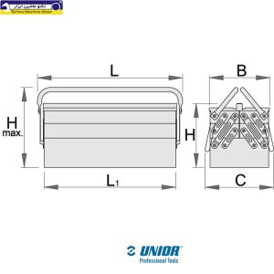 جعبه ابزار فلزی یونیور
