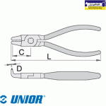 انبر خار جمع کن سر کج