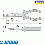 انبر دم باریک