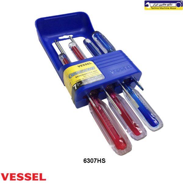 پیچ گوشتی دسته کریستالی
