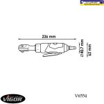 جغجغه بادی ویگورآلمان  3/8" کد: V6554 - Image 2